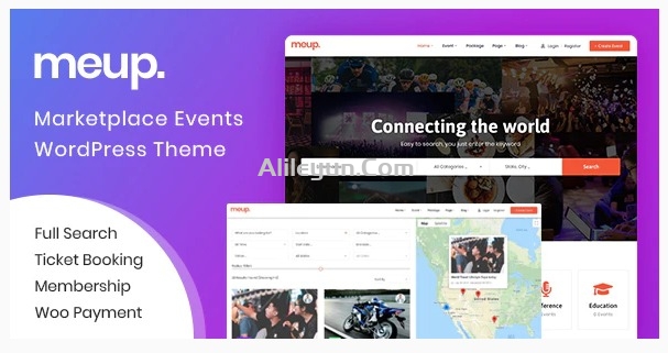 Meup v1.2.6 – 市场活动事件WordPress主题【含中文语言包】