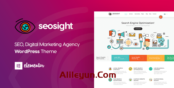Seosight 5.7 – WordPress数字市场代理,SEO营销机构主题【含中文语言包】