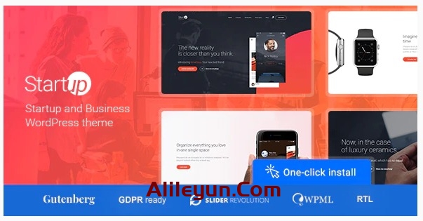 Startup Company – 创业公司商业与技术的WordPress主题【含中文语言包】