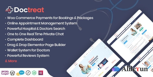 Doctreat 1.3.6 – WordPress在线医疗保健网站主题【含中文语言包】