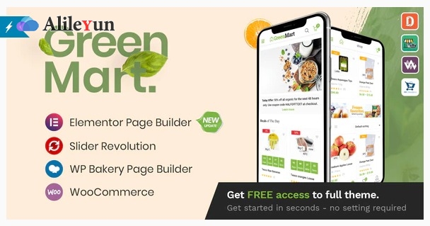 GreenMart 3.0.10 – WooCommerce在线有机食品网站主题【含中文语言包】