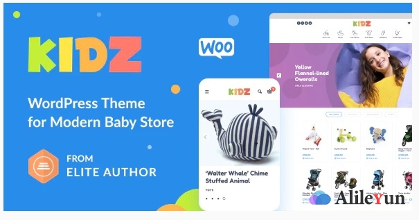 KIDZ 4.8 – 婴儿、儿童用品商店 WordPress电子商务主题【含中文语言包】