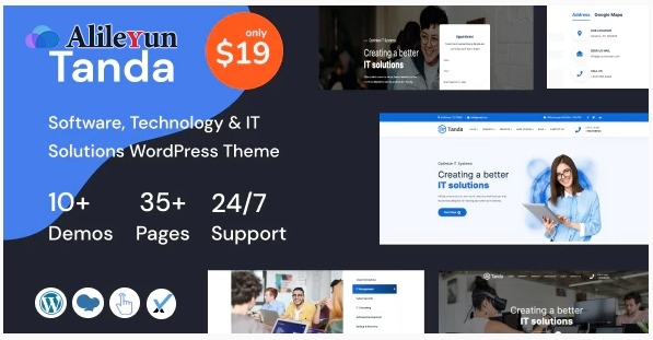 Tanda v1.0 – 技术和IT解决方案WordPress主题【含中文语言包】