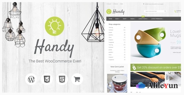 Handy v5.2.0 – WordPress手工制作商店主题【含中文语言包】