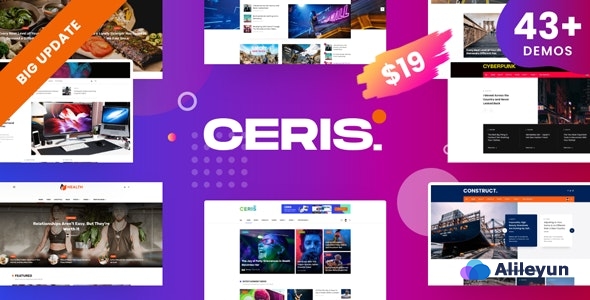 Ceris v3.1 – 杂志和博客WordPress主题【含中文语言包】