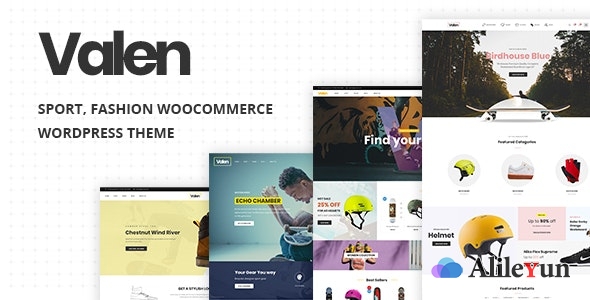 Valen 2.1 –体育,时尚WooCommerce WordPress主题【含中文语言包】