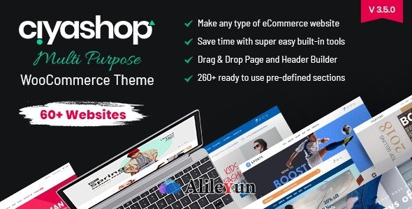 CiyaShop 4.2 – WooCommerce WordPress主题【含中文语言包】