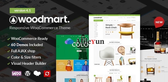 WoodMart 6.0.3 – 自适应WooCommerce WordPress主题【含中文语言包】