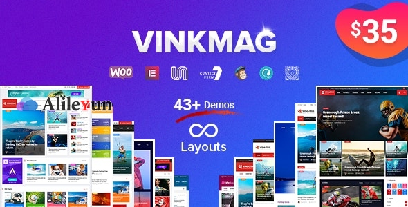 Vinkmag 3.2 – 多概念新闻杂志WordPress主题【含中文语言包】