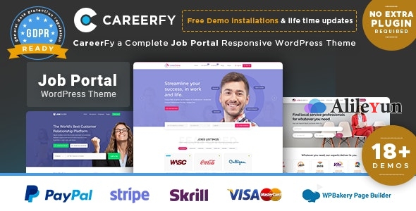 Careerfy 5.9.0 – Job Board 职位公告板主题【含中文语言包】