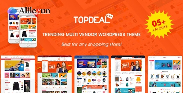 TopDeal 2.0 – WordPress在线电子商店主题【含中文语言包】