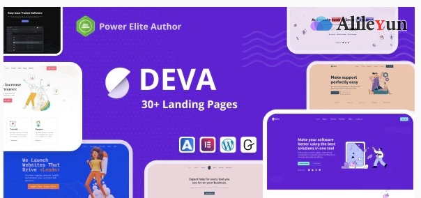 Deva v1.0.5 – 适用于技术和SAAS网站的WordPress登陆页主题【含中文语言包】