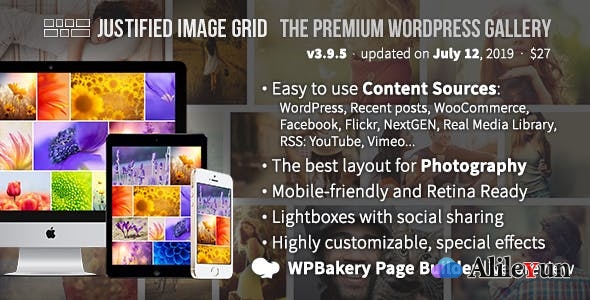 Justified Image Grid 4.1.1 – 高级WordPress画廊【含中文语言包】