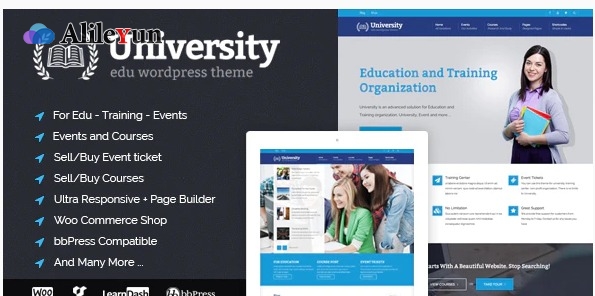 University 2.1.5 – WordPress教育学院&课程培训主题【含中文语言包】
