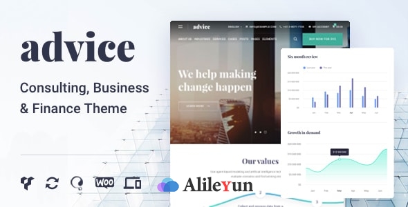 Advice v4.5.4 – 商业咨询WordPress主题【含中文语言包】