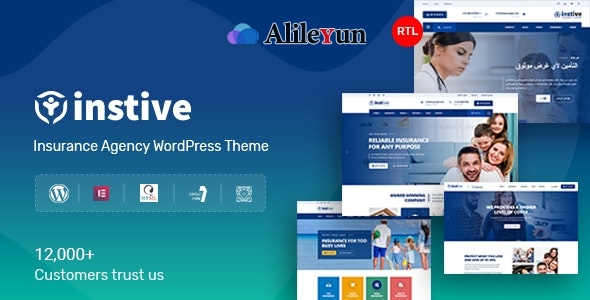 Instive 1.1.6 – WordPress保险公司网站主题【含中文语言包】