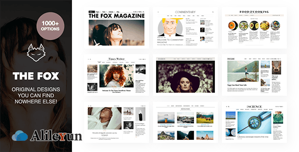 The Fox 4.6.7.1 – 现代博客杂志WordPress主题【含中文语言包】