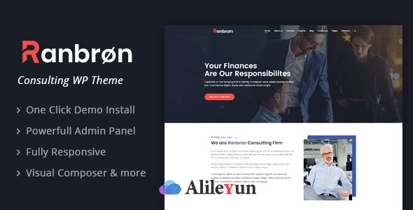 Ranbron 2.6 – 商业和咨询WordPress主题【含中文语言包】
