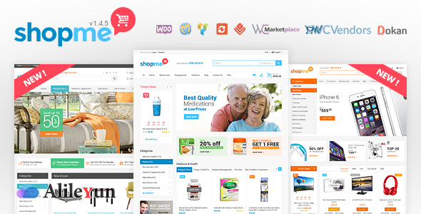 ShopMe 1.6.0 – WordPress多供应商在线商店主题【含中文语言包】