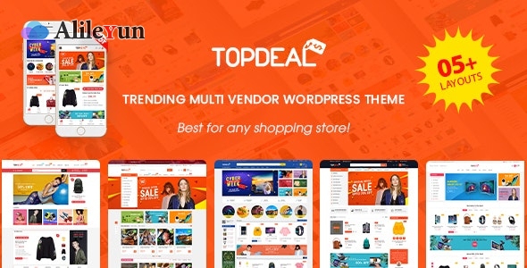 TopDeal 1.9.10 – WordPress在线电子商店主题【含中文语言包】