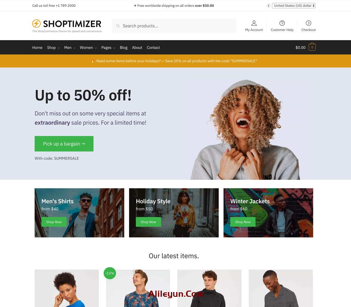 Shoptimizer 2.3.6 – WooCommerce商店优化主题【含中文语言包】