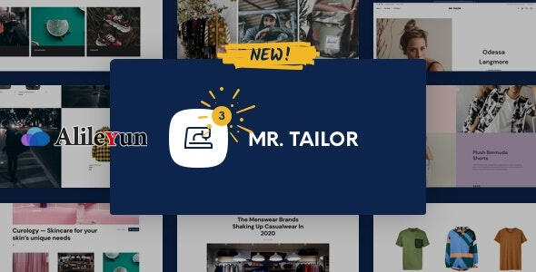 Mr. Tailor 3.0.5 – WordPress电子商务,在线商店主题【含中文语言包】