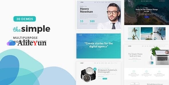 The Simple 2.5.9 – WordPress多用途商业网站主题【含中文语言包】