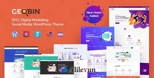 GeoBin 2.6 –  WordPress搜索引擎优化及数字市场一体式营销主题【含中文语言包】