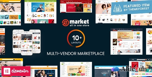 eMarket 4.2.1 – WordPress在线购物电子商务网站主题【含中文语言包】