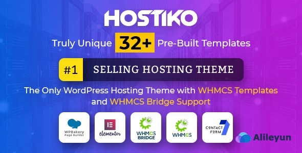 Hostiko 54.0.0 – WordPress WHMCS主题【含中文语言包】