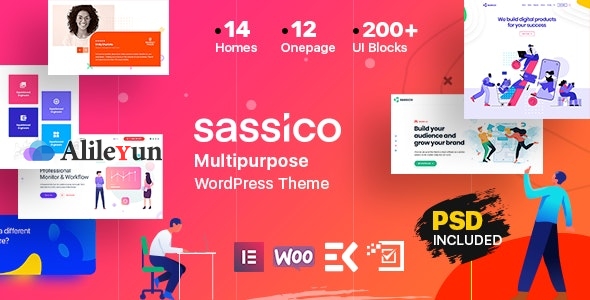 Sassico 2.7 – WordPress多用途Saas创业公司主题【含中文语言包】