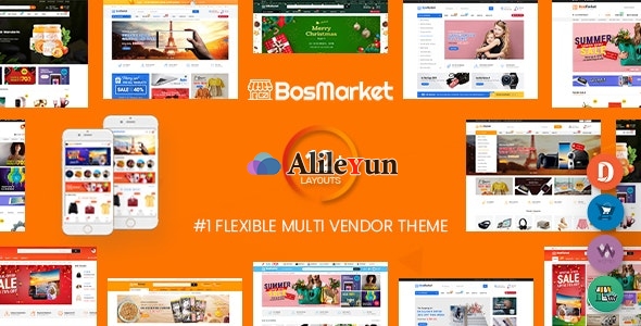 BosMarket 1.9.3 – WordPress多供应商在线商店主题【含中文语言包】