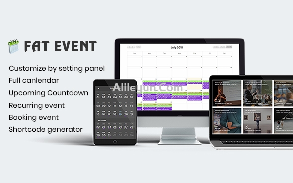 FAT Event 5.0 – WordPress事件和日历预订插件