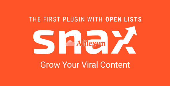 Snax 1.88 – Viral Content Builder 病毒式内容模块插件