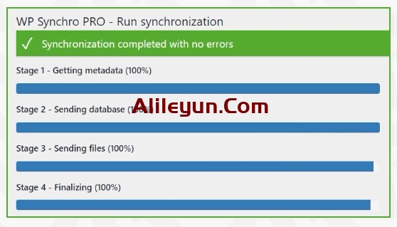 WP Synchro Pro v1.6.2 – WordPress迁移插件