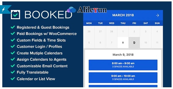 Booked v2.3.5 – WordPress预约预订插件