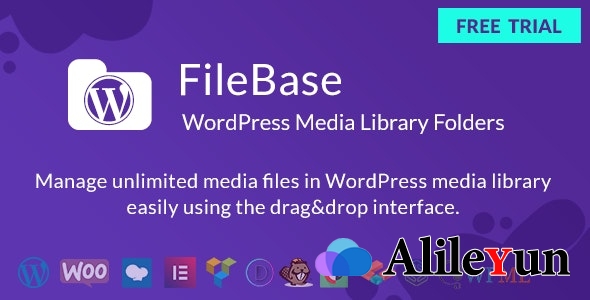 FileBase 2.0.3 – WordPress Media Library Folders 媒体库文件夹插件