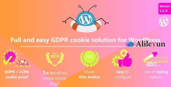 WeePie Cookie Allow 3.2.15 – GDPR AVG CCPA Cookie 合规性插件