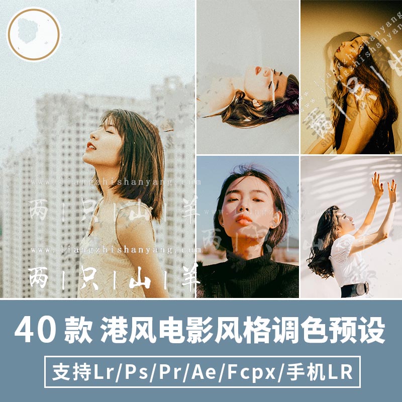 【预设】复古港风王家卫电影调色！PS/PR/FCPX/达芬奇/AE手机LUT通用！