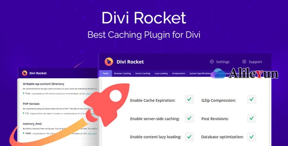 Divi Rocket 1.0.31 – WordPress Divi 网站缓存优化插件