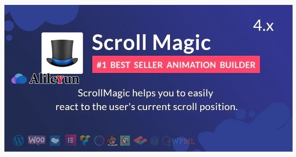 Scroll Magic WordPress 4.1.6 – 滚动动画生成器插件