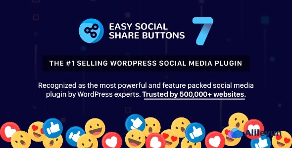 Easy Social Share Buttons 7.9 WordPress 社交共享按钮插件