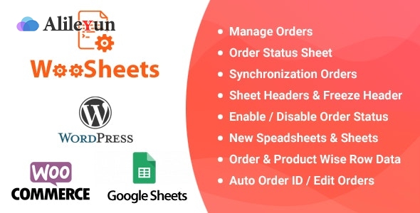 WooSheets 5.1 – 使用Google Spreadsheet管理在线商店订单