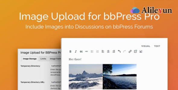 Image Upload for bbPress Pro 2.1.24 BBPress论坛图像上传插件