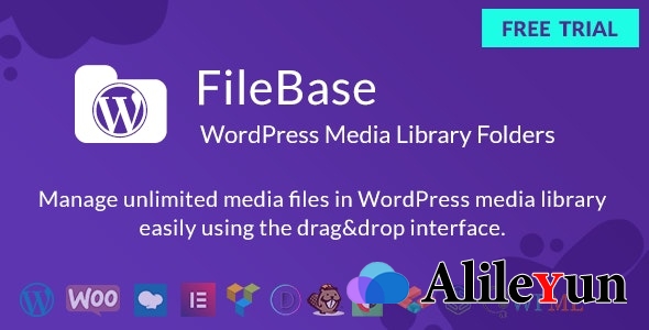 FileBase 2.0.1 – WordPress Media Library Folders 媒体库文件夹插件