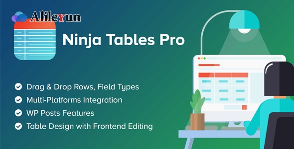 Ninja Tables Pro 4.1.5 – WordPress表格构建器插件