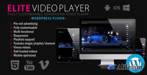 Elite Video Player 6.4 – WordPress视频播放插件