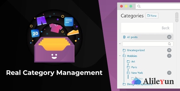 WordPress Real Category Management 3.5.4 分类管理插件