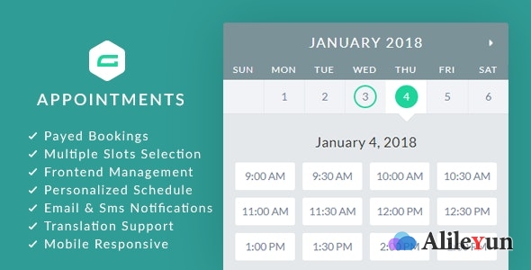 gAppointments 1.9.5.2 – WordPress时间日程预约预订插件