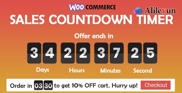 Sales Countdown Timer – WordPress在线商店销售倒计时计时器插件